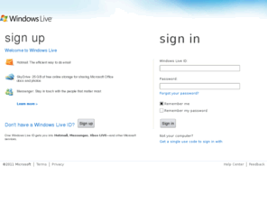 windowlive.info: Sign In
Powerful free e-mail with security from Microsoft - Windows Live Hotmail is a best in class e-mail service that helps you organize and manage all your online stuff in one place