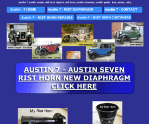 austin7seven.co.uk: AUSTIN 7 AUSTIN SEVEN RIST HORN REPAIRS
AUSTIN 7 AUSTIN SEVEN RIST HORN REPAIRS DIAPHRAGMS, LONDON