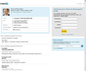 brunodebeauregard.org: Bruno de Beauregard  | LinkedIn
View Bruno de Beauregard's professional profile on LinkedIn.  LinkedIn is the world's largest business network, helping professionals like Bruno de Beauregard discover inside connections to recommended job candidates, industry experts, and business partners.