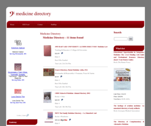 medicine-directory.net: Medicine Directory
Medicine Directory