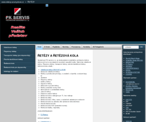retezy-prumyslove.cz: ŘETĚZY - PK Servis
PK servis s.r.o. je dodavatelem rozsáhlého sortimentu řetězů, řetězových kol a souvisejících součástí nejvyšší kvality. 