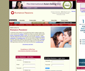 romancepassions.com: Romance Passions - 100% Free Romance Dating & Social Networking, Romantic Personals & Chat
Free Romance Dating & Personals for Romantic Singles