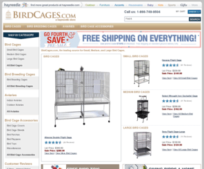 shopbirdcages.com: Bird Cages : Small and Large Bird Cage for Sale at BirdCages.com
Shop our huge selection of quality bird cages for sale and save! Buy online now with fast shipping on a small, medium, or large bird cage at BirdCages.com, a Hayneedle store.