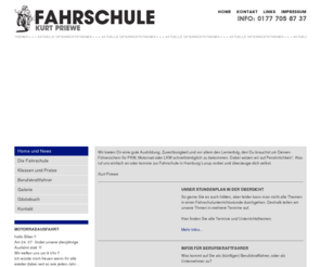 fahrschule-lurup.com: Home und News - Fahrschule in Hamburg Lurup für PKW, Motorrad und LKW
Wir bilden Sie in alle Führerscheinklassen aus, und das zu günstigen Preisen! Denn günstige Fahrstunden bekommen Sie bei der Fahrschule Kurt Priewe in Hamburg Lurup.