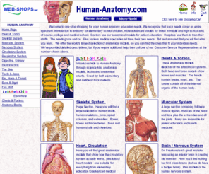 human-anatomy.com: Human Anatomy - Anatomical Models for Patient, Student Education
Anatomical models and teaching aids. Explore human anatomy. Large selection. Plus anatomy books, anatomical charts. A MUST SITE TO VISIT.