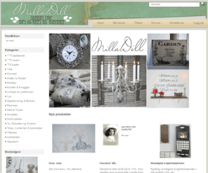 milladill.no: MillaDill - MillaDill
shabby chic land stil nostalgi webshop interiør pynt