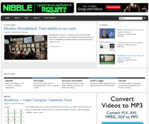 nibble.it: NIBBLE - Weblog personale di Marco Valerio Principato
Pensieri 2.0 ad alta voce di un informatico
