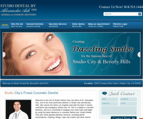 studiodentalcare.com: Alexander Ash DDS. Studio City Dental Care
Alexander Ash DDS. Studio City Dental Care - Dentist in Studio City, California