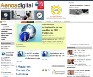 aenoadigital.com: Aenoa Digital El periódico de la Formación Continua
Joomla! - el motor de portales dinámicos y sistema de administración de contenidos