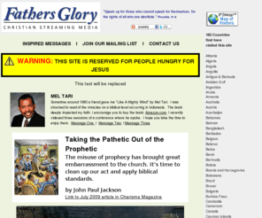 creativeglory.com: Fathers Glory Christian Streaming Media
Fathers Glory Christian Streaming Media - Andalusia Alabama.