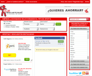 cuponesdescuentomadrid.com: Cupones de descuento | Vales descuento | Ofertas y descuentos
Quedescuentos es una página que te ofrece cupones de descuento y vales descuento. Si buscas ofertas y descuentos en tu ciiudad busca en Quedescuentos