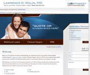 wolineye.com: Ophthalmology Arlington Heights
Ophthalmology Arlington Heights - Northwest Ophthalmology provides a variety of ophthalmology services to Arlington Heights and the surrounding area.
 