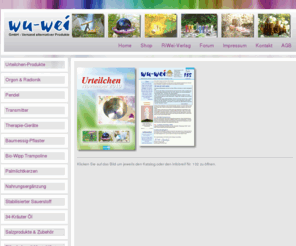 wu-wei.de: - Wu-Wei Auslieferung GmbH - Versand alternativer Produkte
