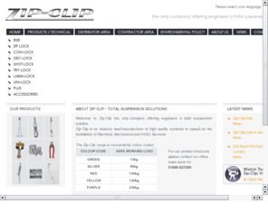 zipclip.co.uk: Zip-Clip
UK manufacturer of the ultimate suspension systems