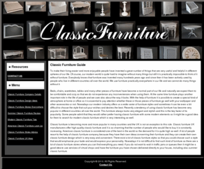 classicfurnitureguide.com: Classic Furniture Guide
Classic Furniture Guide
