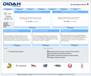 didah.nl: DiDaH internetdiensten.NL,webdesign,Websites,webshops,webhosting,domeinregistratie
DiDaH internetdiensten.NL; goedkope websites, webshops, domeinen en hosting