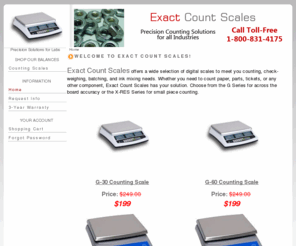 getexactcounts.com: Exact Count Scales - Counting Scales - Home
Exact Count Scales