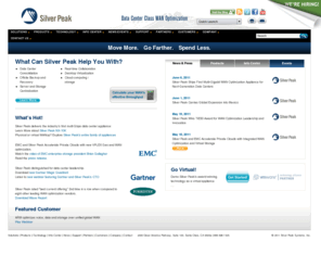 network-acceleration.org: Data Center Class WAN Optimization | Silver Peak Systems, Inc.
Silver Peak increases data throughput across the Wide Area Network (WAN) for faster application performance and more reliable backup and recovery