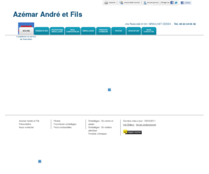 azemar-emballages-chimie.fr: Fournitures emballages - Azémar André et Fils à GRAULHET CEDEX
Azémar André et Fils - Fournitures emballages situé à GRAULHET CEDEX vous accueille sur son site à GRAULHET CEDEX