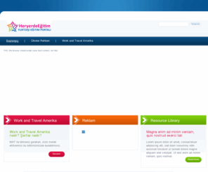 heryerdeegitim.com: HeryerdeEgitim.Com - Yurtdışı Eğitim Portalı
Yurtdışı hakkında öğrenmek istediğiniz herşeyi bu siteden öğrenebilirsiniz.