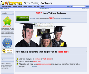 wiznotes.com: Wiznotes - Note Taking Software
FREE note taking software that helps you to learn fast!