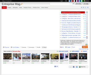 entreprisemag.com: Entreprise Mag
Entreprise Mag on WN Network delivers the latest Videos and Editable pages for News & Events, including Entertainment, Music, Sports, Science and more, Sign up and share your playlists.