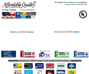 go2lighting.com: Affordable Quality Lighting - Landscape Lighting, Recessed Lights, Rope Light, LED Lights, Outdoor Lighting, Garden Light Fixtures, under cabinet, transformers, LED flourescent lights energy saving green earth save money save planet bulbs, inside lights commercial track lights, can lights, down light, picture lighting, home theatre table lamps star ceiling panels, exit light exit sign, emergencey lighting underwater lights BBB  Rated Since 1974
Affordable Quality Lighting Since 1974. From Indoor to Outdoor Lighting. LED Lights, Recessed Lights, Landscape Lights, Rope Light, Solar & LED lights with large variety to choose from, all in stock with long guarantees.