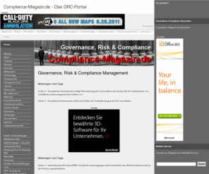 compliance-guide.com: Governance, Risk & Compliance Management
Compliance-Magazin.de - Portal für Compliance-Management, Governance und Datenschutz