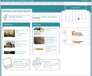 turismobajomartin.es: Turismo Bajo Martín
Portal oficinas de turismo de comarcas, Comarca del Bajo Martín