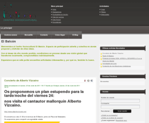 centrosocialelbalcon.com: El Balcón
Joomla! - el motor de portales dinámicos y sistema de administración de contenidos