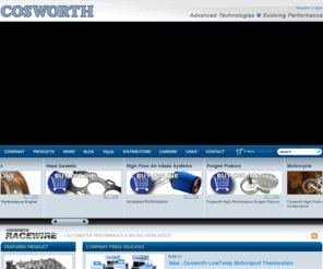 cosworthusa.com: Cosworth USA
Cosworth leverages its successful motor sport pedigree, performance technology expertise and globally recognised brand to provide high quality engineered solutions for a growing customer base across diverse industries.