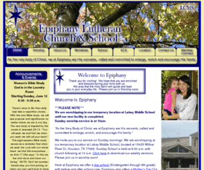 elcsh.org: Epiphany Lutheran Church
