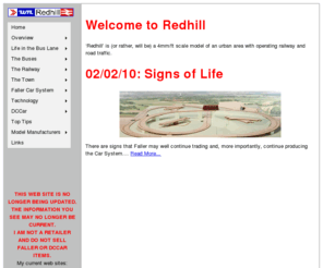 midlandred.info: Redhill - Home Page
Background to the Redhill layout and use of the Faller Car System