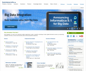 thedatadrivenenterprise.com: Data Integration - Informatica
Informatica - The Data Integration Company - is a leading provider of enterprise data integration software. 