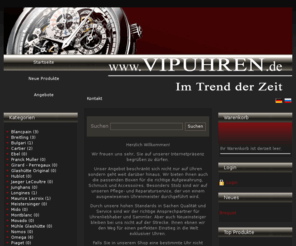 vipuhren.de: VIP Uhren
Top-Markenuhren von vipuhren.de,Premiumuhren in unserem Online-Shop mit Luxus Armbanduhren , Herrenuhren, Damenuhren, Designer,Swiss Watches, exclusiv schweizer teure Marken zum Sonderpreis