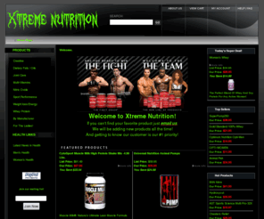 xtreme-nutrition.net: Xtreme Nutrition - Top Brands & Low Prices
Xtreme Nutrition is your store for top selling supplements and vitamins. We also sell creatine, whey protein, fat loss products, womens products from people like BSN, Muscletech, optimum Nutrition, Lipo 6, hydroxycuts.