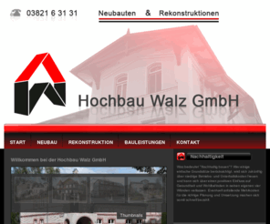 hochbau-walz.de: Hochbau-Walz, Sanierungen, Altbau, Neubau, Rekonstruktion in Ribnitz-Damgarten: Start
Walz