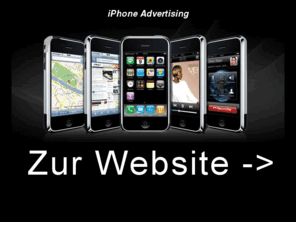 iphone-advertising.org: iPhone Advertising
Alles was man zum Thema iPhone Advertising wissen sollte, erfahren sie hier!