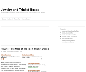 jewelryandtrinketboxes.com: Jewelry and Trinket Boxes
The Perfect Jewelry and Trinket Boxes For You and Your Loved Ones