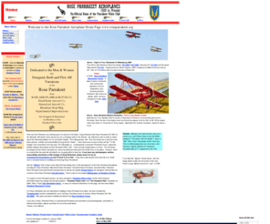 roseparrakeet.org: Rose Parrakeet Biplane History
Rose Parrakeet Aeroplane Biplane History, photos and discussion forum