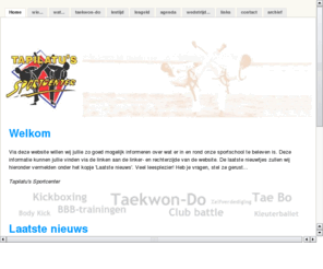 tapilatu-sportcenter.nl: Tapilatu's Sportcenter
Taekwon-Do