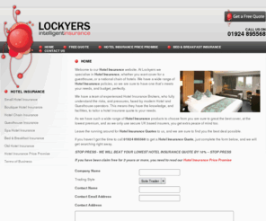 hotelinsurance.co.uk: Lockyers Insurance
Lockyer Insurance is a member of Broker Network, providing commercial and personal insurance products, and regulated by the Financial Services Authority.