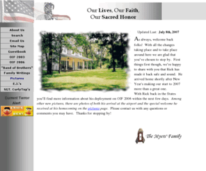 myfamilyers.com: Our Lives, Our Faith, Our Sacred Honor
