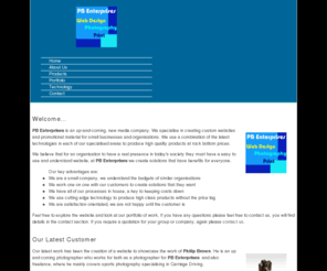 pb-enterprises.co.uk: ..::PB Enterprises - Index::..
P B Enterprises specialise in the creation of solutions for Individuals, Small Clubs and Small Bussiness. We offer profesional products at afordable prices in a timely manner.