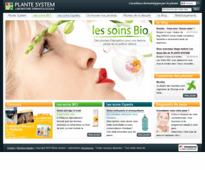 plantesystem.biz: PLANTE SYSTEM - Laboratoire dermatologique
Filiale des laboratoires pharmaceutiques Arkopharma, leaders en phytothérapie, le laboratoire dermatologique Plante System a développé une toute nouvelle gamme de dermocosmétiques à base de plantes pour apporter soins, bien-être et confort aux peaux les plus fragiles.