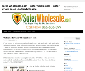 safer-wholesale.com: Safer Wholesale
Safer Wholesale Online