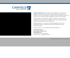 canfielddevinc.com: Canfield Development Inc.
Canfield Development Inc.