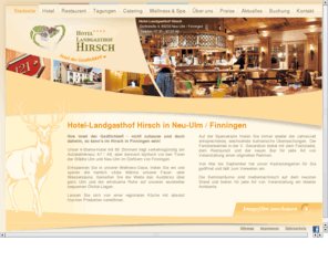 hirsch-nu.de: Hotel, Restaurant - Ulm / Neu-Ulm - Hotel-Landgasthof Hirsch
Hotel, Restaurant - Ulm / Neu-Ulm. Der Hirsch in Finningen ist Ihr persönliches Hotel und Restaurant in Neu-Ulm, Ulm und Region.