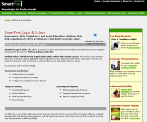 integritynavigator.com: SmartPros Legal & Ethics
SmartPros: Knowledge for Professionals