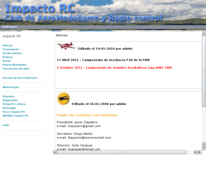 rcimpacto.com: CLUB DEPORTIVO 3000 PIES
Club no lucrativo para la gestion de aviones compartidos.